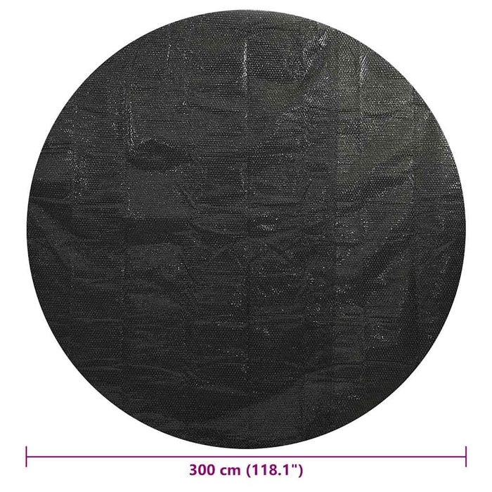 Prelată piscină, negru, 300 cm, PE - WALTI WALTI