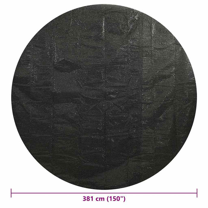 Prelată piscină, negru, 381 cm, PE - WALTI WALTI