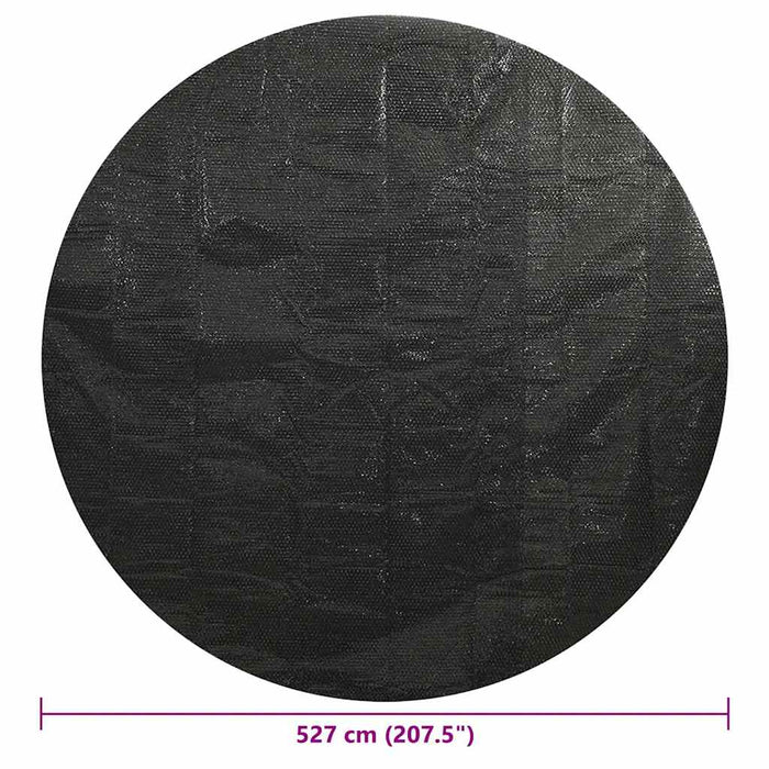 Prelată piscină, negru, 527 cm, PE - WALTI WALTI