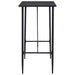 Masă de bar, negru, 120 x 60 x 110 cm, MDF - WALTI WALTI