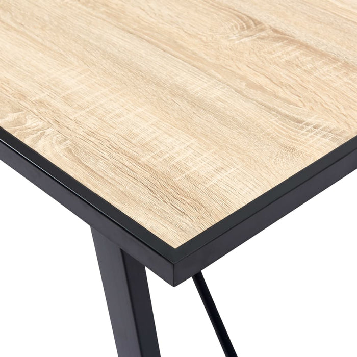 Masă de bucătărie, stejar, 120x60x75 cm, MDF - WALTI WALTI