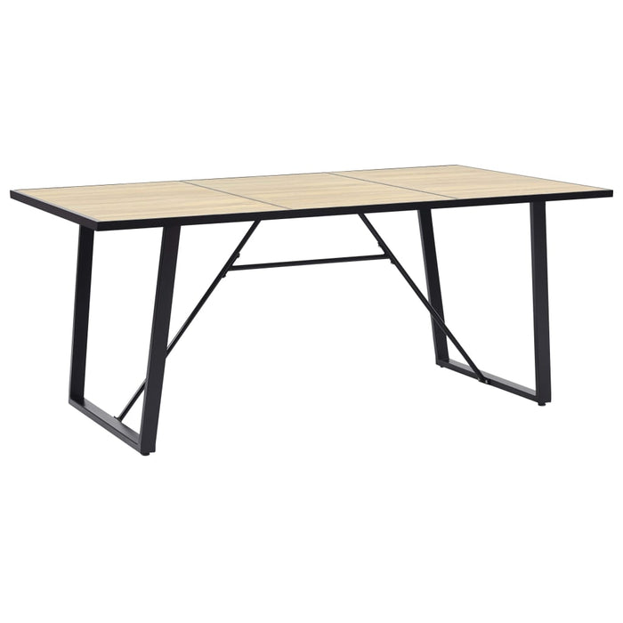 Masă de bucătărie, stejar, 200 x 100 x 75 cm, MDF WALTI