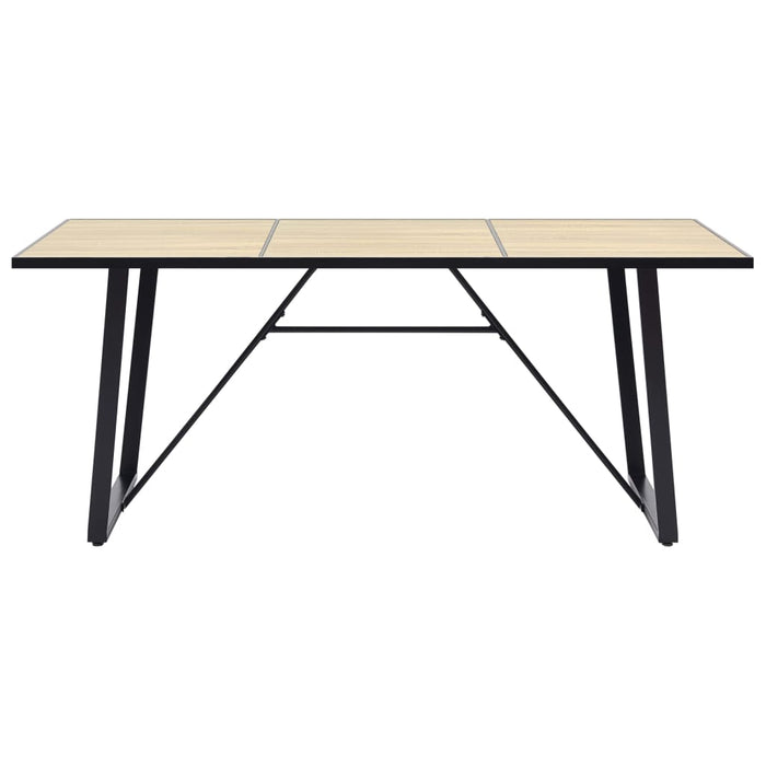 Masă de bucătărie, stejar, 200 x 100 x 75 cm, MDF WALTI