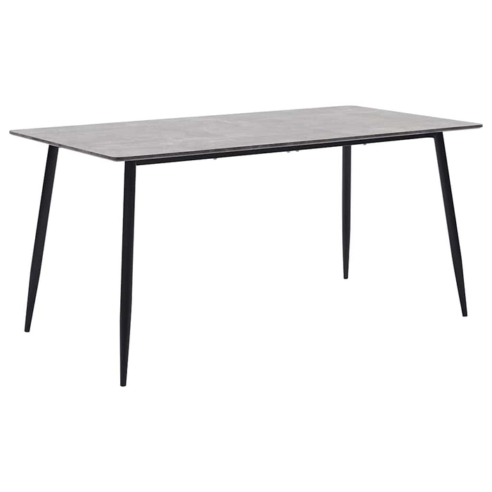 Masă de bucătărie, gri, 160 x 80 x 75 cm, MDF - WALTI WALTI