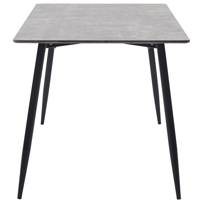 Masă de bucătărie, gri, 160 x 80 x 75 cm, MDF - WALTI WALTI