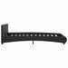 Cadru de pat cu LED, negru, 120 x 200 cm, piele ecologică - WALTI WALTI
