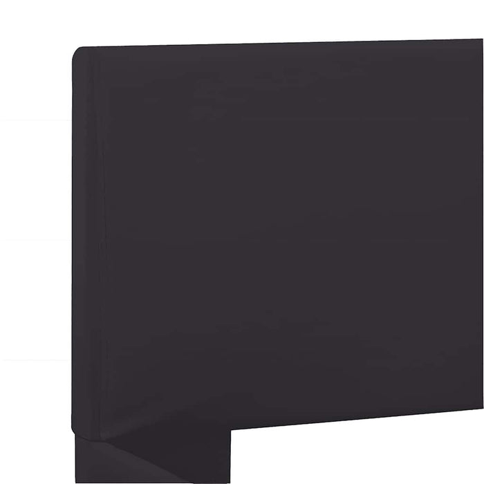 Cadru de pat cu LED, negru, 160 x 200 cm, piele ecologică - WALTI WALTI
