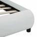 Cadru de pat cu LED, alb, 90 x 200 cm, piele ecologică - WALTI WALTI