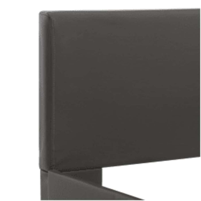 Cadru de pat cu LED, gri, 90 x 200 cm, piele ecologică - WALTI WALTI