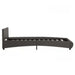 Cadru de pat cu LED, gri, 100 x 200 cm, piele ecologică - WALTI WALTI