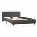 Cadru de pat cu LED, gri, 140 x 200 cm, piele ecologică - WALTI WALTI