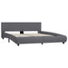 Cadru de pat cu LED, gri, 180 x 200 cm, piele artificială - WALTI WALTI
