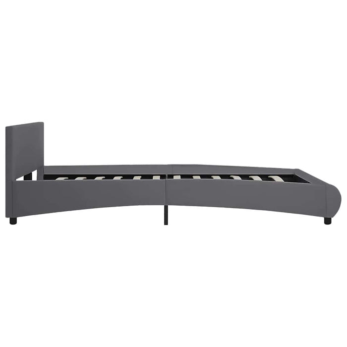 Cadru de pat cu LED, gri, 180 x 200 cm, piele artificială - WALTI WALTI