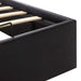 Cadru pat hidraulic, depozitare, negru, 120 x 200 cm piele eco - WALTI WALTI