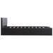 Cadru pat hidraulic, depozitare, negru 140 x 200 cm, piele eco - WALTI WALTI
