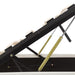 Cadru pat hidraulic, depozitare, alb, 140 x 200 cm, piele eco - WALTI WALTI
