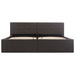 Cadru pat hidraulic, depozitare, gri, 160 x 200 cm, piele eco - WALTI WALTI
