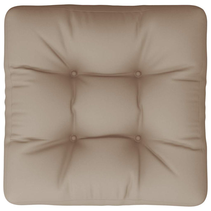 Pernă pentru paleți, gri taupe, 60x61,5x10 cm, textil - WALTI WALTI