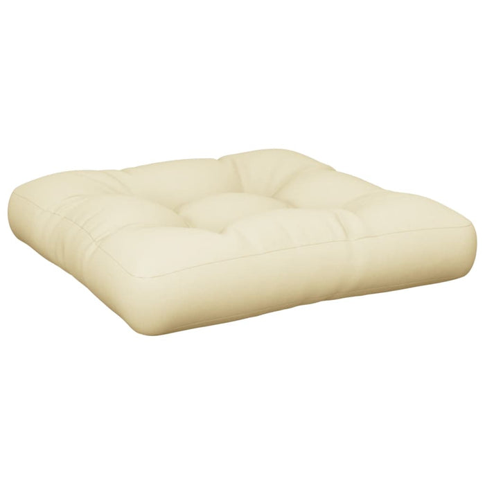 Pernă de paleți, crem, 60x61,5x10 cm, material textil - WALTI WALTI