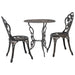 Set mobilier bistro, 3 piese, aluminiu turnat - WALTI WALTI