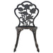 Set mobilier bistro, 3 piese, aluminiu turnat - WALTI WALTI