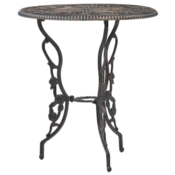 Set mobilier bistro, 3 piese, aluminiu turnat - WALTI WALTI