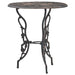 Set mobilier bistro, 3 piese, aluminiu turnat - WALTI WALTI