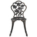 Set mobilier bistro, 3 piese, aluminiu turnat - WALTI WALTI