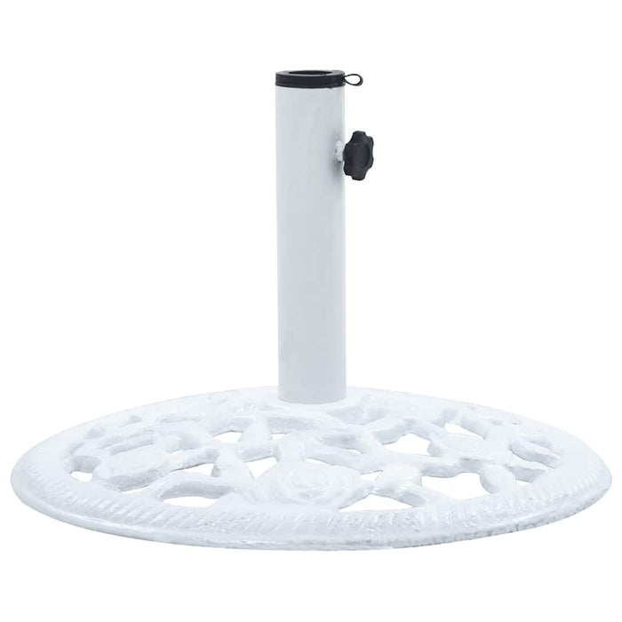 Suport de umbrelă, alb, 12 kg, fontă, 48 cm - WALTI WALTI