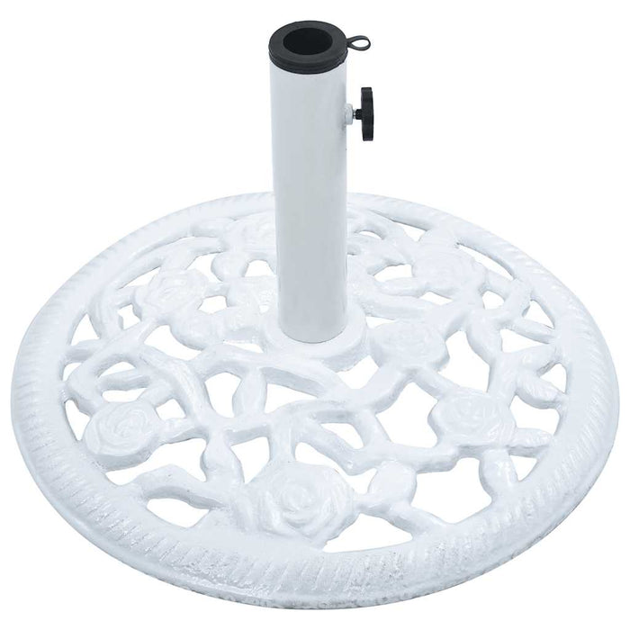 Suport de umbrelă, alb, 12 kg, fontă, 48 cm - WALTI WALTI