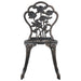 Scaune de bistro, 2 buc., bronz, aluminiu turnat - WALTI WALTI