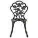 Scaune de bistro, 2 buc., bronz, aluminiu turnat - WALTI WALTI