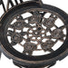 Scaune de bistro, 2 buc., bronz, aluminiu turnat - WALTI WALTI