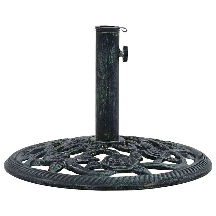 Suport de umbrelă, verde, 9 kg, fontă, 40 cm - WALTI WALTI