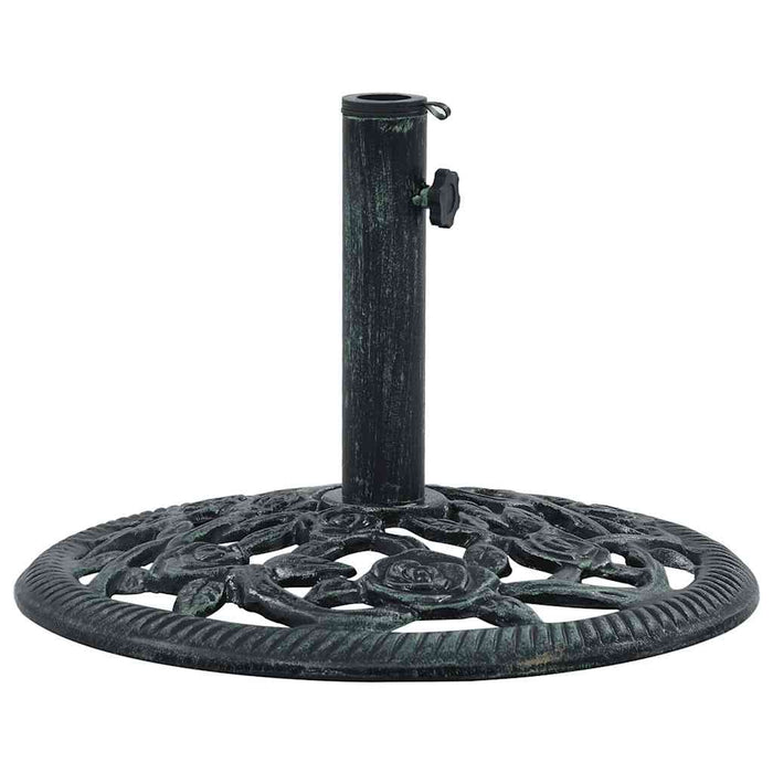 Suport de umbrelă, verde, 9 kg, fontă, 40 cm - WALTI WALTI