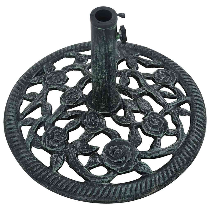 Suport de umbrelă, verde, 9 kg, fontă, 40 cm - WALTI WALTI