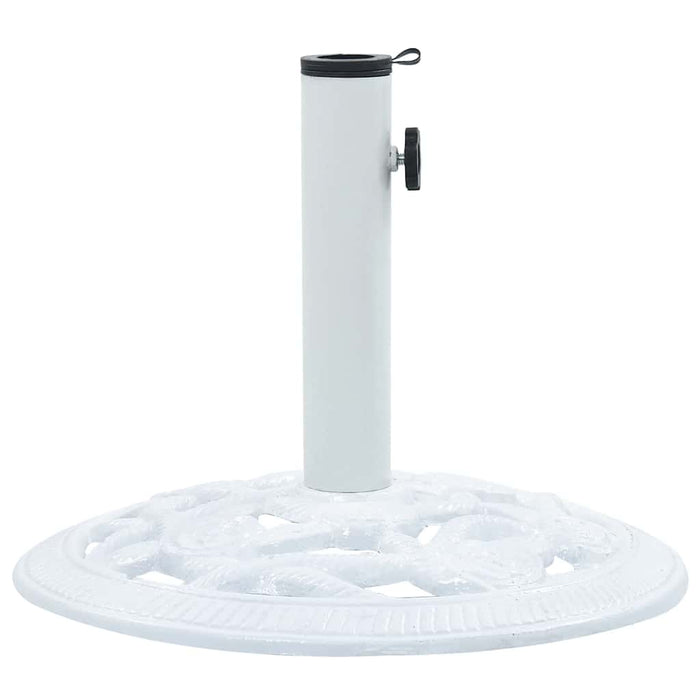 Suport de umbrelă, alb, 9 kg, fontă, 40 cm - WALTI WALTI