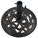 Suport de umbrelă, negru și bronz, 9 kg, fontă, 40 cm - WALTI WALTI