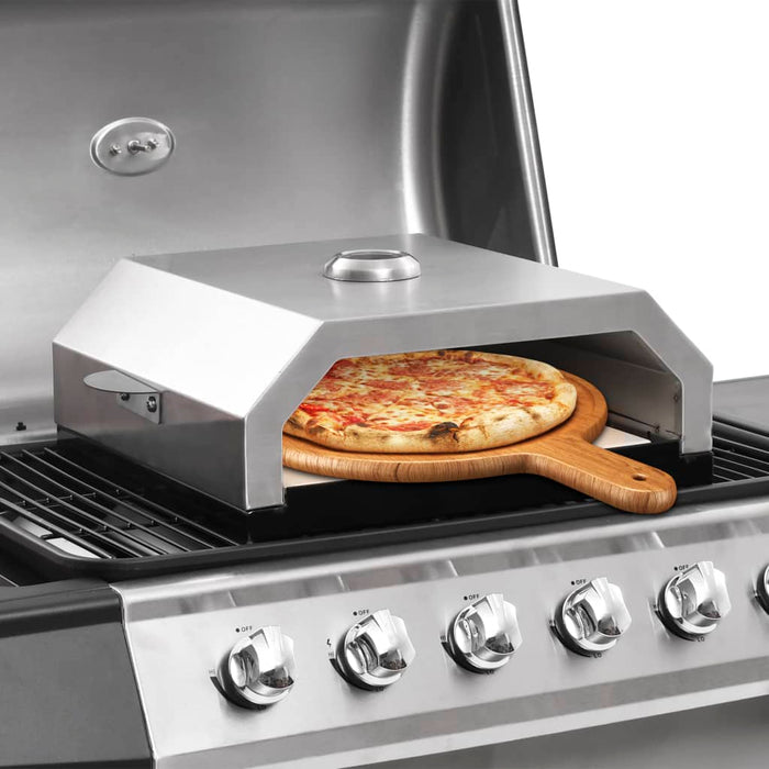Cuptor de pizza cu piatră ceramică pentru grătar gaz, cărbuni - WALTI WALTI