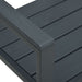 Bancă de grădină, gri, 120 cm, HDPE, aspect de lemn - WALTI WALTI