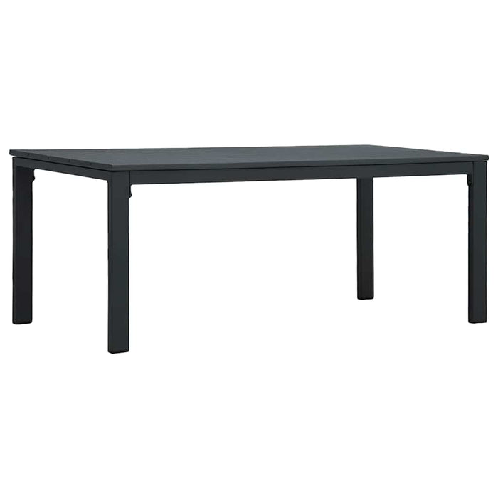 Măsuță de cafea, gri, 98x48x39 cm, HDPE, aspect lemn WALTI