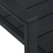 Scaune de grădină, 2 buc., negru, HDPE, aspect lemn - WALTI WALTI