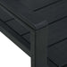 Scaune de grădină, 4 buc., negru, HDPE, aspect lemn - WALTI WALTI