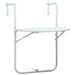 Masă balcon suspendată alb 60x64x83,5 cm plastic aspect ratan - WALTI WALTI