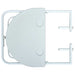 Masă balcon suspendată alb 60x64x83,5 cm plastic aspect ratan - WALTI WALTI