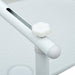 Masă balcon suspendată alb 60x64x83,5 cm plastic aspect ratan - WALTI WALTI