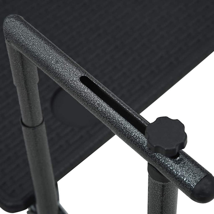 Masă balcon suspendată negru 60x64x83,5 cm plastic aspect ratan - WALTI WALTI