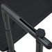 Masă balcon suspendată negru 60x64x83,5 cm plastic aspect ratan - WALTI WALTI