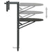 Masă balcon suspendată maro 60x64x83,5 cm plastic aspect ratan - WALTI WALTI
