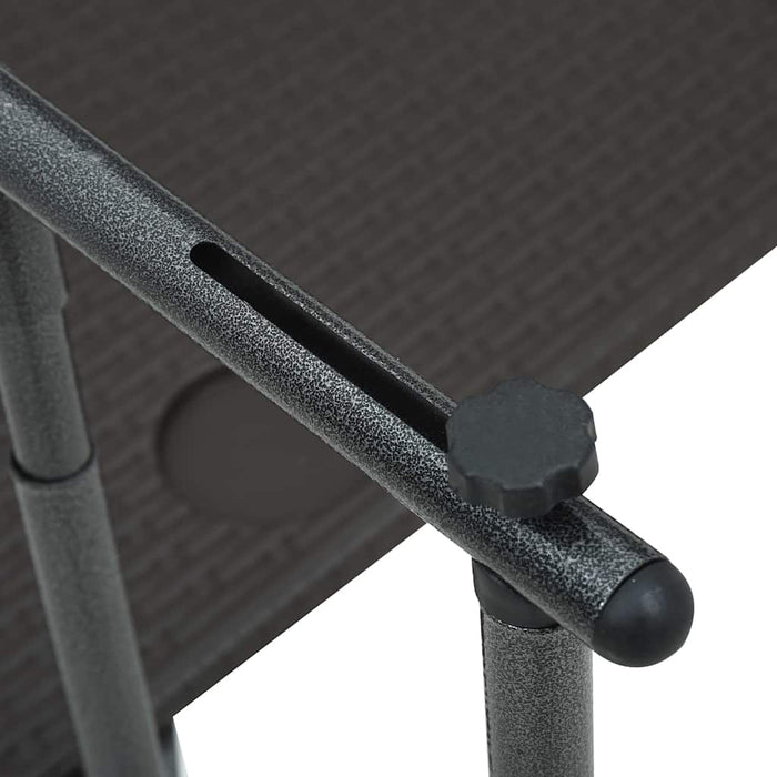 Masă balcon suspendată maro 60x64x83,5 cm plastic aspect ratan - WALTI WALTI